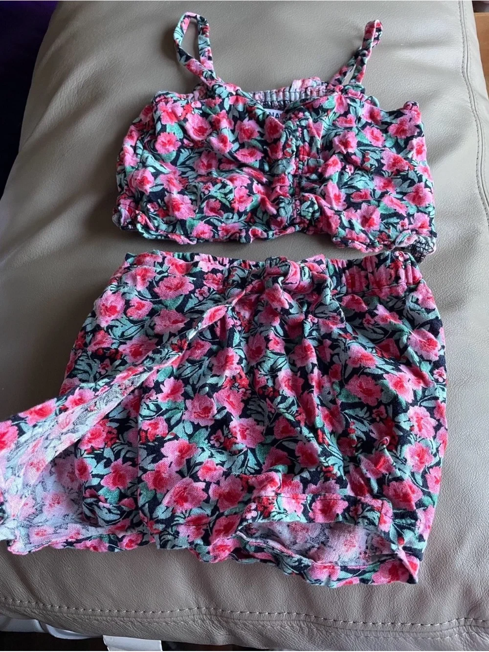 Floral Two-Piece Outfit(3T)